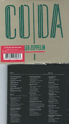 Led Zeppelin Coda Deluxe Edition Cds Ebay