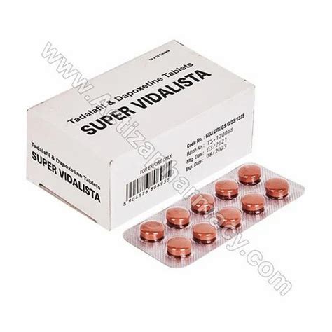 20mg / 60mg Super Vidalista 80Mg Tablet at Rs 300/stripe in Surat | ID ...