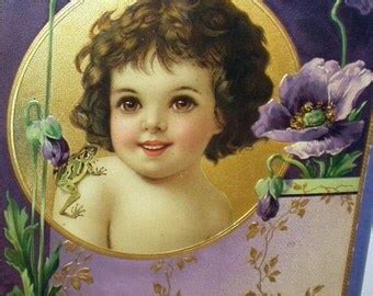 Nude Nymph Goddess Gal In Forest Antique Print Spring