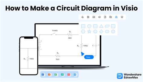 How To Make A Circuit Diagram In Visio Edrawmax