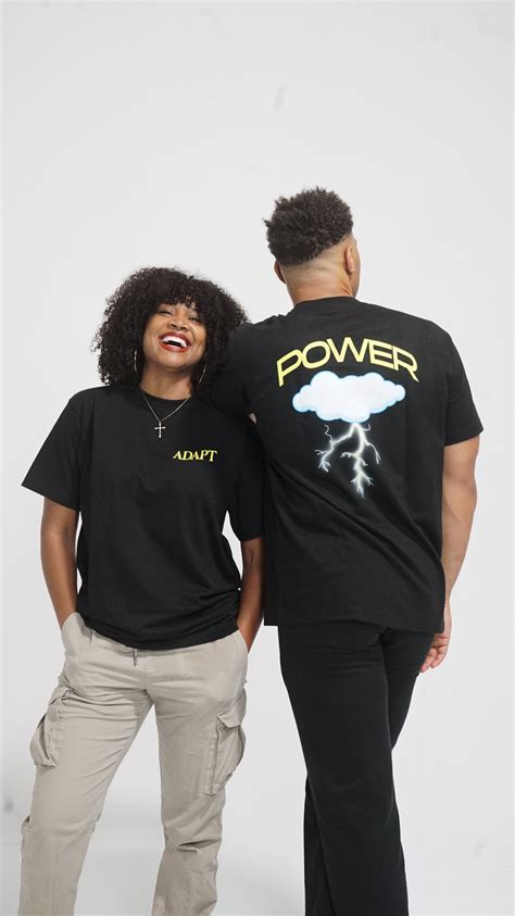 ADAPT: "POWER" Black T-Shirt — THE R.R.O.C