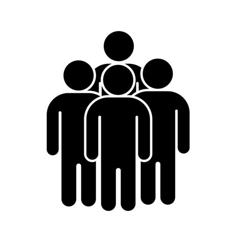 Group Of People Icon Vector Concept Teamwork Vector Art At