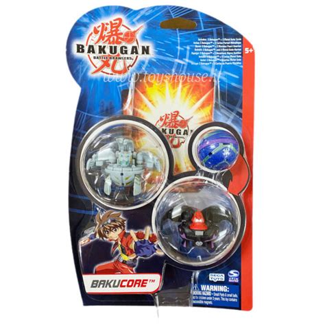 Bakugan Battle Brawlers Bakucore Starter Set 3 Bakugan 3 Carte