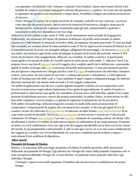 Prima Prova Esame Di Stato Appunti Di Psicologia Generale