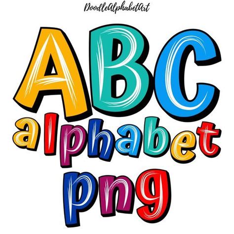 alphabet clipart transparent background