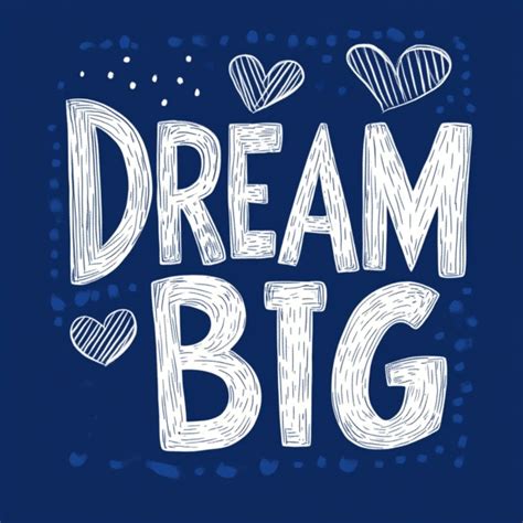 dream big whimsical text poster  stock photo public domain pictures