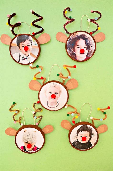 Rudolph Reindeer Photo Ornament Hello Wonderful Preschool