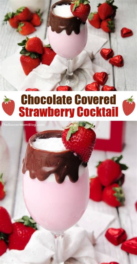 Chocolate Covered Strawberry Valentine S Day Cocktail Strawberry