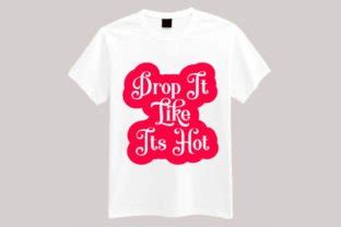 Drop It Like Its Hot Retro SVG Graphic By Aftab Store Creative Fabrica