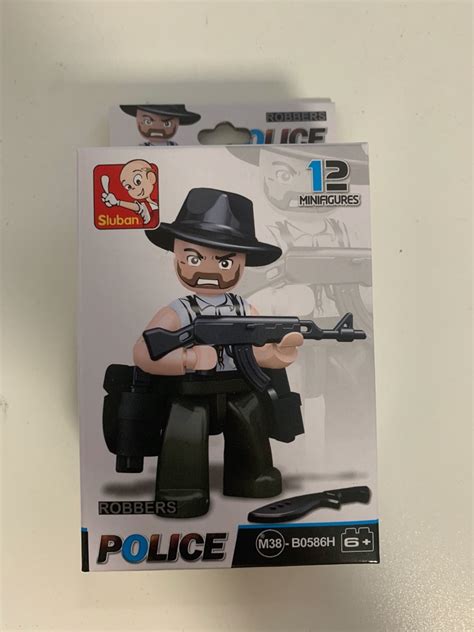 Sluban Police and Robbers Mini Figure Childrens Toy - Airsoft Direct