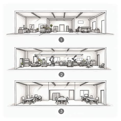 Industrial Factory Workshop Layout Diagram | Stable Diffusion Online