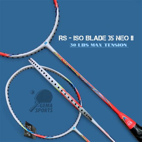 Jual Raket Badminton Bulutangkis Rs Iso Blade Neo Original