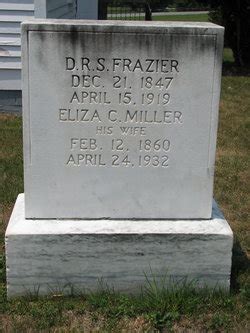 Eliza Catherine Miller Frazier Memorial Find A Grave