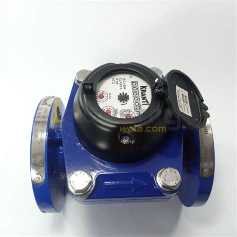 Kranti Water Meter Woltman Type B Class Flange End CI Body Industrywala