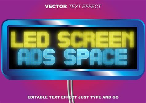 Premium Vector Led Screen Effects