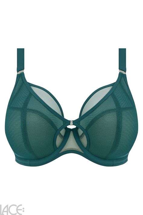 Elomi Kintai Plunge Bra G M Cup Lace Lingerie