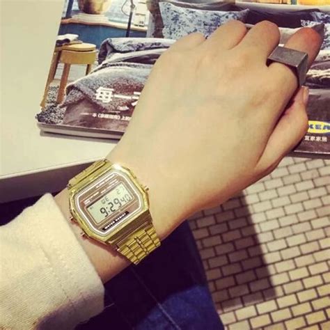 SHSHD деловые мужские ретро часы электронные часы Модные индивидуальные ...