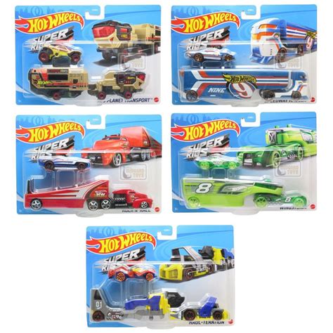 Caminhão Veículo Caminhões de Transporte Super Rigs 1 64 Hot Wheels em Promoção na