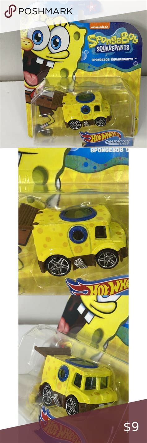 Hot Wheels Spongebob Squarepants Scale Character Car Mattel Gmr Hot Wheels