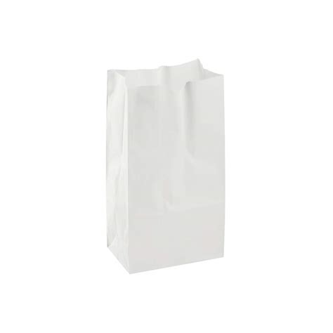 Perfect Stix Bolsas De Papel Kraft Blanco De 4 Libras Paquete De 500