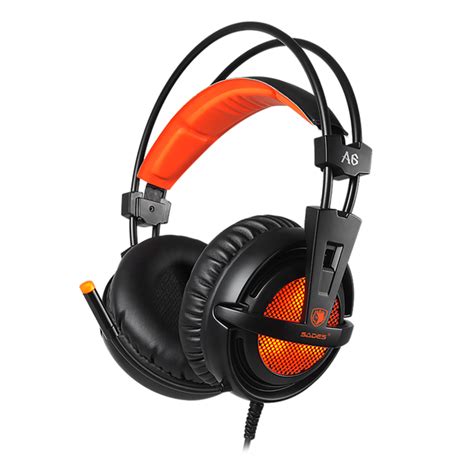 Наушники Sades A6 7.1 Virtual Surround Black/Orange (saa6bou) купить в ...