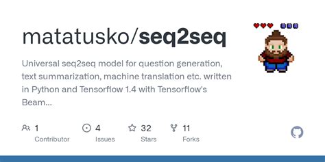 GitHub - matatusko/seq2seq: Universal seq2seq model for question ...