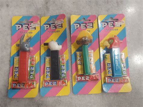 Lot Of 4 Vintage Pez Dispensers Bonbons All In Original Packaging Vintage Ebay