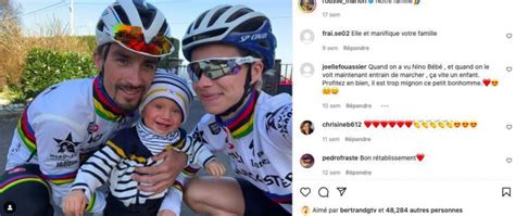 Marion Rousse Et Julian Alaphilippe Aux Anges Leur Fils Nino A Bien Grandi Sur Des Photos