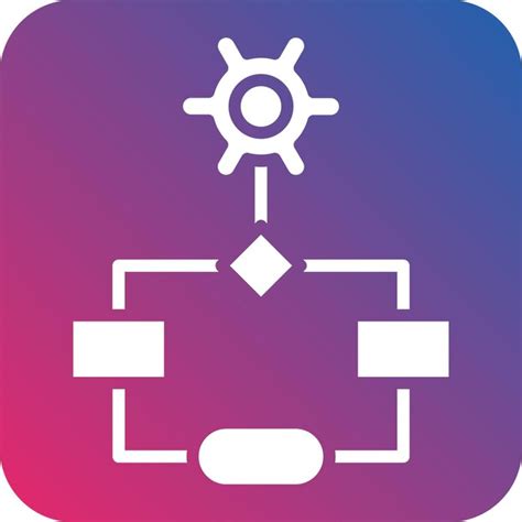 Premium Vector Vector Design Workflow Icon Style