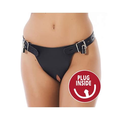 Ceinture de chasteté avec plug anal