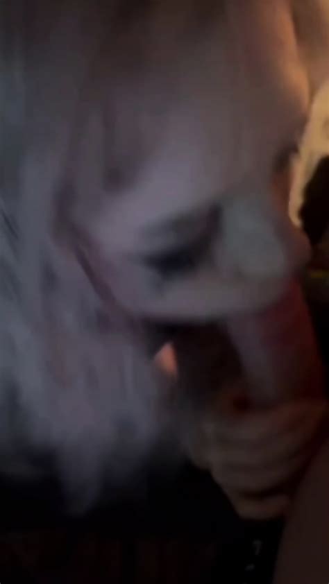 Busty Blonde Swallowing Cock