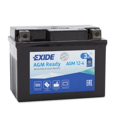 Akumulator EXIDE AGM12-4 (YTX4L-BS YB4L-B YTX4L-BS ) - Eurodiskont ...