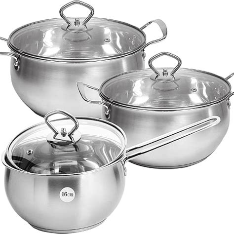 Набор посуды MAYER&BOCH 6 пр., 1,7+2,3+3,0 л MB (х4) 31006 - выгодная ...