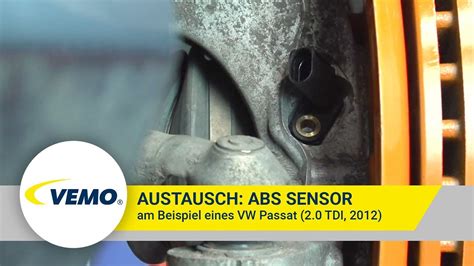 Wie ABS Sensor Wechseln Am VW Passat VEMO V10 72 1056 YouTube