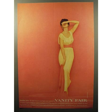 1960 Vanity Fair Lingerie Ad Photo By Richard Avedon Grecian Gown On EBid United States