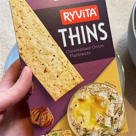 Ryvita Caramelised Onion Flatbreads Review Abillion