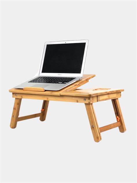 Купить Столик, подставка для ноутбука из бамбука с охлаждением за ...