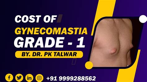 Cost Of Gynecomastia Surgery Grade 1 Male Breast Surgery Cost In