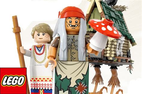 В наборах LEGO могут появиться Баба-Яга и Избушка на курьих ножках ...