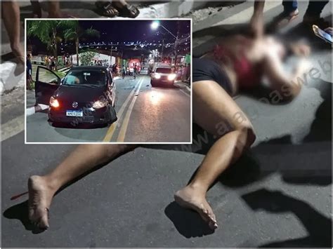 Mulher Socorrida Em Estado Grave Ap S Colis O Entre Moto E Carro Em