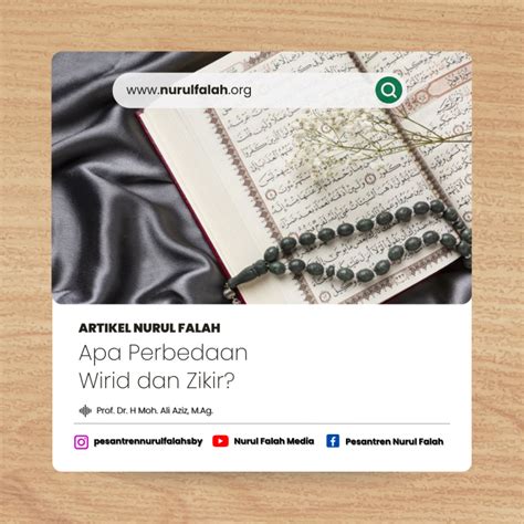 perbedaan wirid  zikir