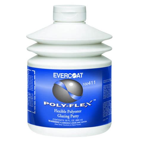 Evercoat Poly Flex Flexible Polyester Glazing Putty 411 Putty