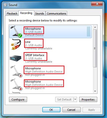 list  windows directsound asio audio devices