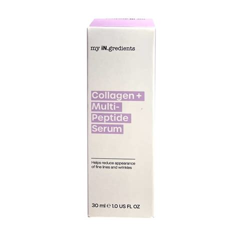 Serum Facial My Ingredients Collagen Multi Peptide 30 Ml Walmart