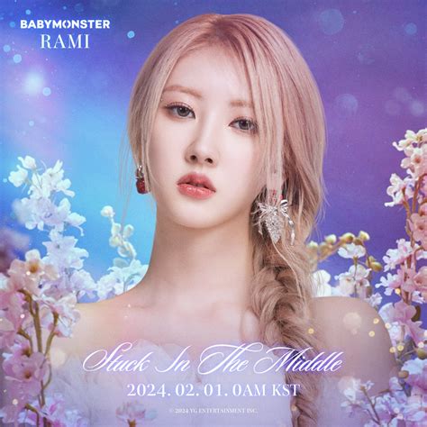 theqoo babymonster stuck   middle character poster rami  ruka