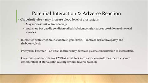 cholesterol lowering medication atorvastatin pptx