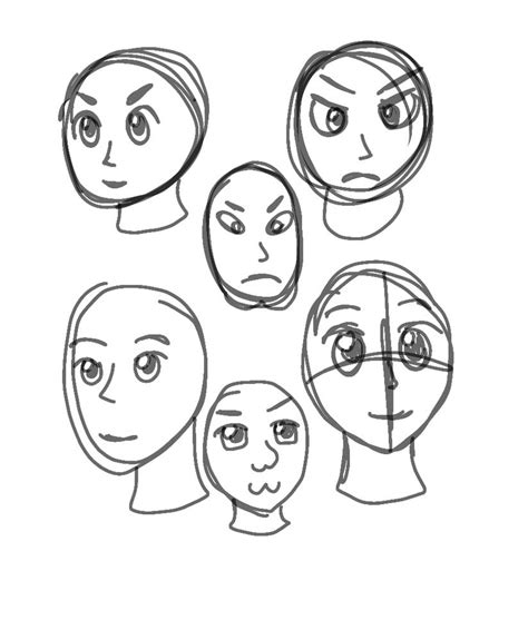 Face Practice By Galbin32 On Deviantart