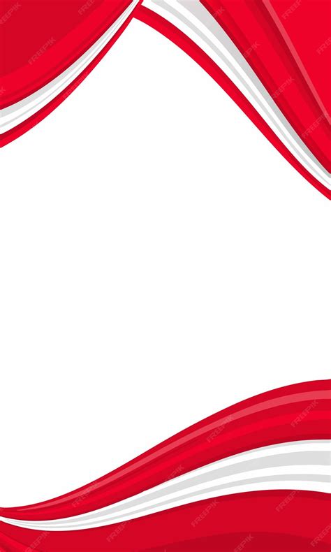 premium vector waving indonesian flag vector background patriotic