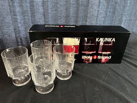 Iittala Finland Kalinka Glasses - Sunrise Estate Services Ltd