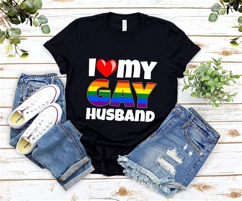 I Love My Gay Husband LGBT Gay Pride Month Matching Couple NL Buytshirtdesigns
